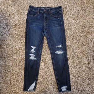 High-Rise Jegging Crop Jeans